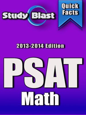 cover image of Study Blast PSAT Math Prep
